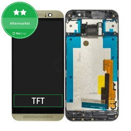 HTC One M9 - Ecran LCD + Ecran Tactile + Cadre (Argent/Or) - 80H01910-01