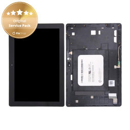 Asus ZenPad 10 Z300C, Z300CT, Z300CX, ZD300C - LCD Displej + Dotykové Sklo + Rám (Black) - 90NP0222-R20010 Genuine Service Pack