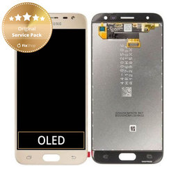 Samsung Galaxy J3 J330F (2017) - LCD Displej + Dotykové Sklo (Gold) - GH96-10990A Genuine Service Pack