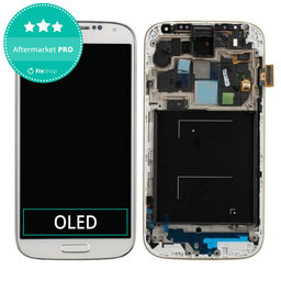 Samsung Galaxy S4 i9505 - Écran LCD + Écran tactile + Cadre OLED (White Frost)