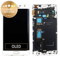 Samsung Galaxy Note Edge N915FY - Écran LCD + Ecran Tactile + Cadre (Blanc) - GH97-16636B Genuine Service Pack