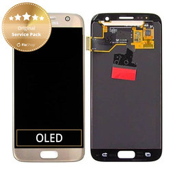 Samsung Galaxy S7 G930F - Écran LCD + Écran Tactile (Or) - GH97-18523C, GH97-18761C, GH97-18757C Genuine Service Pack