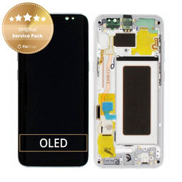 Samsung Galaxy S8 G950F - Écran LCD + Écran tactile + Cadre (Argent Arctique) - GH97-20457B, GH97-20473B, GH97-20458B, GH97-20629B Genuine Service Pack