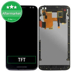 Motorola Moto X Style XT1572 - LCD Displej + Dotykové Sklo + Rám (Black) TFT