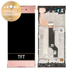 Sony Xperia XA1 G3121 - LCD Displej + Dotykové Sklo + Rám (Pink) - 78PA9100030, 78PA9100070 Genuine Service Pack