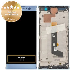 Sony Xperia XA2 H4113 - LCD Displej + Dotykové Sklo + Rám (Blue) - 78PC0600030 Genuine Service Pack