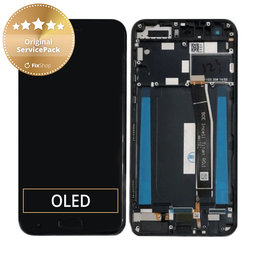 Asus Zenfone 4 ZE554KL - LCD Displej + Dotykové Sklo + Rám (Midnight Black) - 90AZ01K1-R21000 Genuine Service Pack