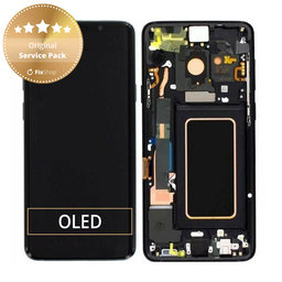 Samsung Galaxy S9 Plus G965F, G965FD - Écran LCD + Écran tactile + Cadre (Noir minuit) - GH97-21691A, GH97-21722A, GH97-21692A Genuine Service Pack