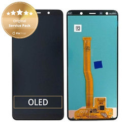 Samsung Galaxy A7 A750F (2018) - Écran LCD + Écran Tactile (Noir) - GH96-12078A Genuine Service Pack