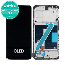 OnePlus 5T - Écran LCD + Écran tactile + Cadre (Noir) OLED