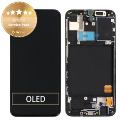 Samsung Galaxy A40 A405F - Ecran LCD + Ecran Tactile + Cadre (Noir) - GH82-19672A, GH82-19674A Genuine Service Pack