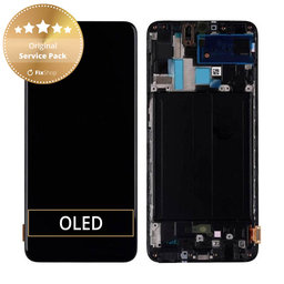 Samsung Galaxy A70 A705F - Ecran LCD + Ecran Tactile + Cadre (Noir) - GH82-19747A, GH82-19787A Genuine Service Pack