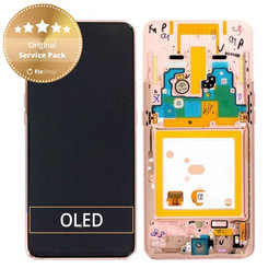 Samsung Galaxy A80 A805F - Écran LCD + Ecran Tactile + Cadre (Angel Gold) - GH82-20348C, GH82-20368C, GH82-20390C Genuine Service Pack