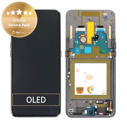 Samsung Galaxy A80 A805F - Ecran LCD + Ecran Tactile + Cadre (Noir Phantom) - GH82-20348A, GH82-20390A, GH82-20368A Genuine Service Pack