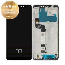 Xiaomi Redmi Note 6 Pro - LCD + Écran Tactile + Cadre (Black) - 5606100640C7 Genuine Service Pack