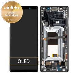 Sony Xperia 5 - LCD + Écran Tactile + Cadre (Noir) - 1319-9383 Genuine Service Pack