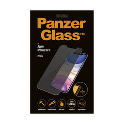 PanzerGlass - Verre trempé Privacy Standard Fit pour iPhone 11, XR, transparent