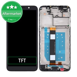 Motorola Moto E6 Play - Écran LCD + Écran tactile + Cadre (Noir) TFT