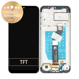 Motorola Moto G8 Power Lite - Écran LCD + Écran Tactile + Cadre (Noir) - 5D68C16532, 55D68C18031 Genuine Service Pack