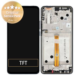 Motorola One Hyper XT2027 - Écran LCD + Écran tactile + Cadre (Bleu Deepsea) - 5D68C15849, 5D68C15858 Genuine Service Pack