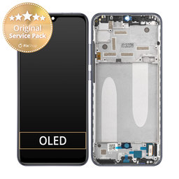 Xiaomi Mi A3 - LCD Displej + Dotykové Sklo + Rám (Kind of Grey) - 5603100090B6 Genuine Service Pack