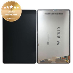 Samsung Galaxy Tab S6 Lite P610, P615 - Écran LCD + Écran tactile (Gris Oxford) - GH82-22896A Genuine Service Pack