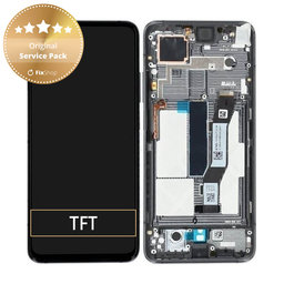 Xiaomi Mi 10T 5G, Mi 10T Pro 5G - Écran LCD + Ecran Tactile + Cadre (Noir Cosmique) - 5600030J3S00 Genuine Service Pack