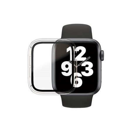 PanzerGlass - Verre trempé Full Body AB pour Apple Watch 4, 5, 6, SE (1ère génération) et SE (2ème génération) 40 mm, transparent