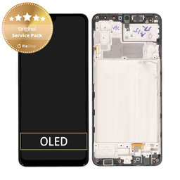 Samsung Galaxy M32 M325F - Écran LCD + Ecran Tactile + Cadre (Noir) - GH82-25981A, GH82-26193A Genuine Service Pack