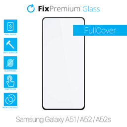 FixPremium FullCover Glass - Verre trempé pour Samsung Galaxy A51, A52 et A52s