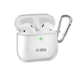 SBS - Silicon Puzdro pre Apple AirPods Pro, transparentná