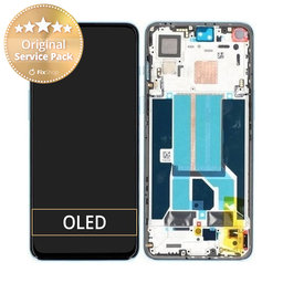 OnePlus Nord 2 5G - Écran LCD + Écran tactile + Cadre (Blue Haze) - 2011100359 Genuine Service Pack