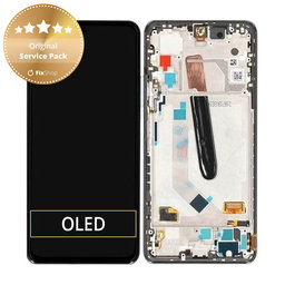 Xiaomi Mi 11i - Écran LCD + Écran Tactile + Cadre (Noir Cosmique) - 5600030K1100 Genuine Service Pack