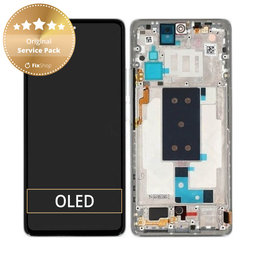 Xiaomi 11T Pro - Écran LCD + Ecran Tactile + Cadre (Blanc Clair de Lune, Bleu Céleste) - 5600040K3S00, 56000D0K3S00 Genuine Service Pack