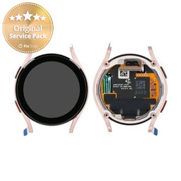 Samsung Galaxy Watch 4 40 mm R865 - Écran LCD + Écran tactile + Cadre (Or rose) - GH97-26411D Genuine Service Pack