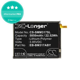 Samsung Galaxy M31 M315F, M31s M317F - Batterie EB-BM317ABY 5850mAh HQ