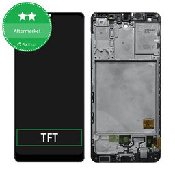 Samsung Galaxy A41 A415F - Écran LCD + Écran Tactile + Cadre (Prism Crush Noir) TFT