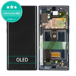 Samsung Galaxy Note 10 Plus N975F - Écran LCD + Écran tactile + Cadre (Noir) OLED