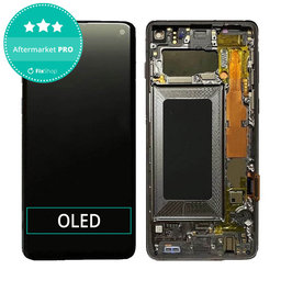 Samsung Galaxy S10 G973F - Écran LCD + Écran tactile + Cadre (Prisme Noir) OLED