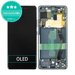 Samsung Galaxy S10 Lite G770F - Écran LCD + Écran tactile + Cadre (Prisme Noir) OLED