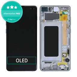 Samsung Galaxy S10 Plus G975F - Écran LCD + Écran tactile + Cadre (Prisme Noir) OLED