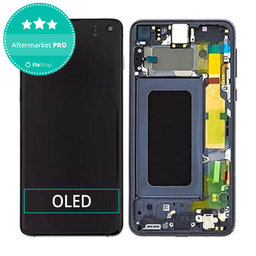 Samsung Galaxy S10e G970F - Écran LCD + Écran tactile + Cadre (Prism Black) OLED