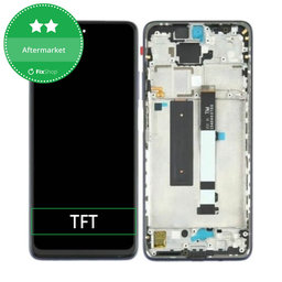 Xiaomi Redmi Note 9 Pro 5G M2007J17C - Écran LCD + Écran Tactile + Cadre (Noir) TFT