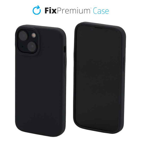 FixPremium - Coque en silicone pour iPhone 13 mini, gris sidéral