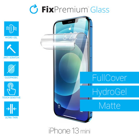 FixPremium HydroGel Matte - Protecteur d'écran pour iPhone 13 mini