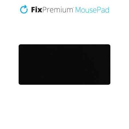 FixPremium - Tapis de souris, 120x50cm, noir