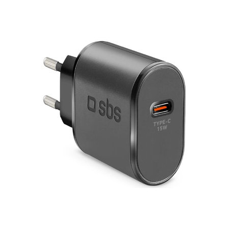 SBS - Adaptateur de charge 15 W USB-C, noir