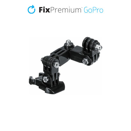 FixPremium - Support à 3 bras pour GoPro, noir