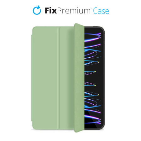 FixPremium - Étui à rabat en silicone pour iPad Pro 11" (3e, 4e génération), vert