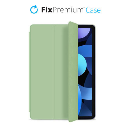 FixPremium - Étui à rabat en silicone pour iPad Air (4e, 5e génération), vert